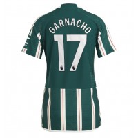 Manchester United Alejandro Garnacho #17 Bortedrakt Dame 2023-24 Kortermet